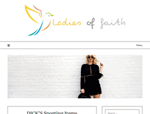 Tablet Screenshot of ladiesoffaith.org
